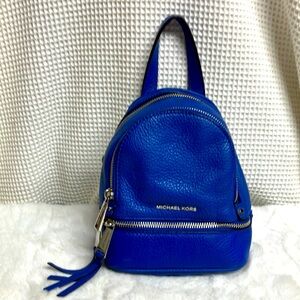 Michael Kors Vibrant Blue Backpack